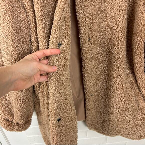 Sanctuary Button Front Teddy Knit Jacket Size XL - Picture 6 of 9